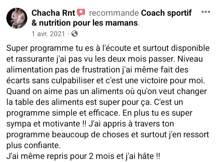 témoignage coach sportive anna fit 